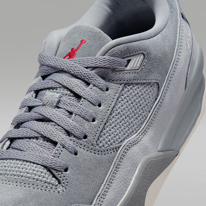 Flight Court Men's Shoes Cool Grey Leather Suede